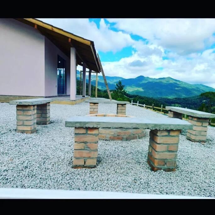 Cabana Recanto Do Arruda Para Casal Em Aguas Mornas Экстерьер фото