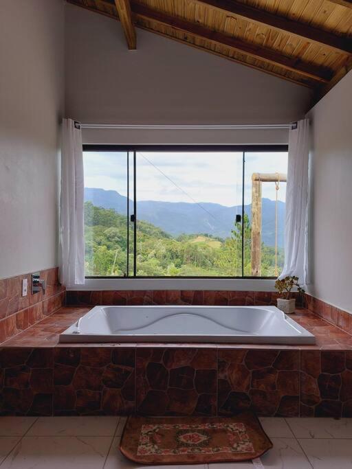 Cabana Recanto Do Arruda Para Casal Em Aguas Mornas Экстерьер фото
